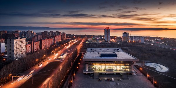 Тольятти ночной Автозаводский