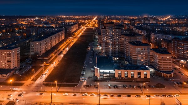 Тольятти ночной Автозаводский