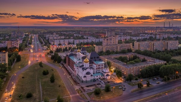 Тольятти 9 квартал с высоты