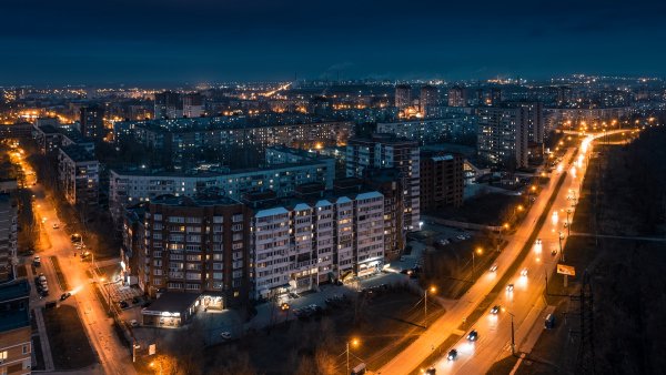 Ночной Тольятти Комсомольский район