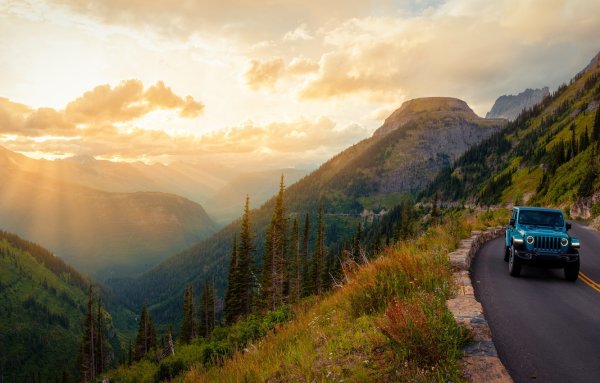 Горный серпантин Кавказ