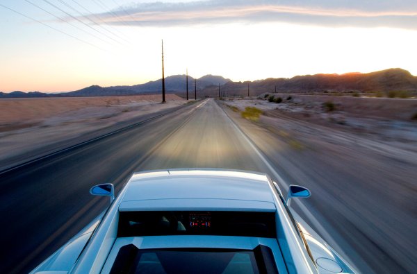 Трасса с машинами