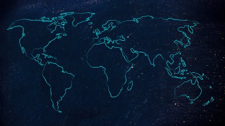 Обои на рабочий стол карта мира