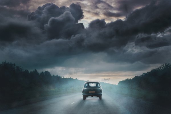 Машина в тумане