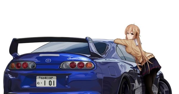 Toyota Supra anime