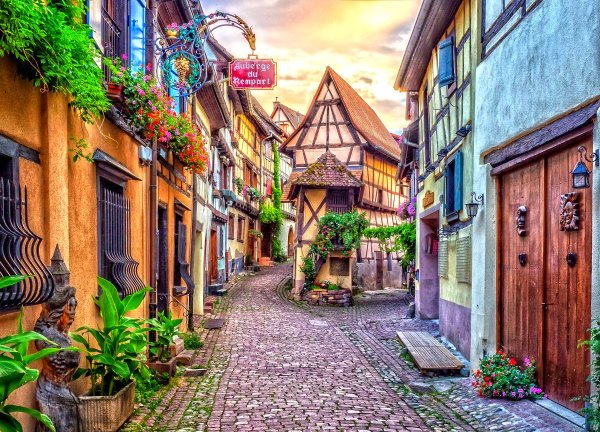 Мощеные улочки Европы