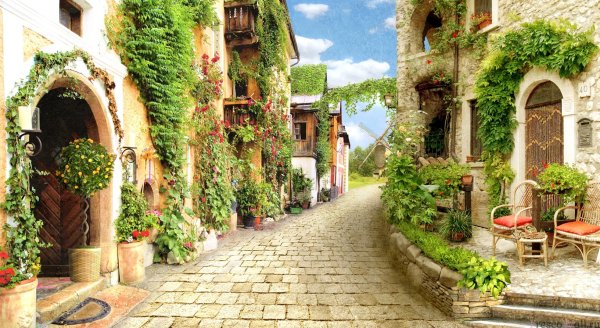 Живописные улочки Италии