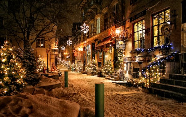 Новогодний город