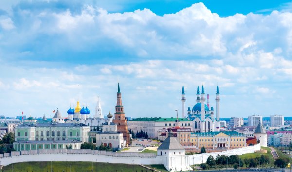 Панорама Кремля Казань