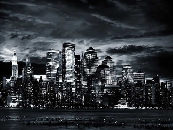 Фотообои черно-белые