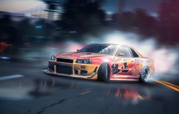 Nissan Skyline GTR r34 Drift