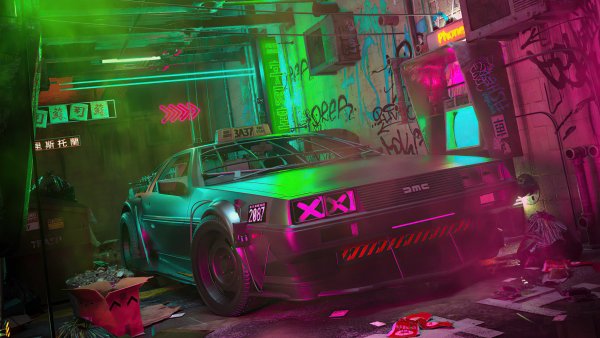 Cyberpunk 2077 Nissan Skyline