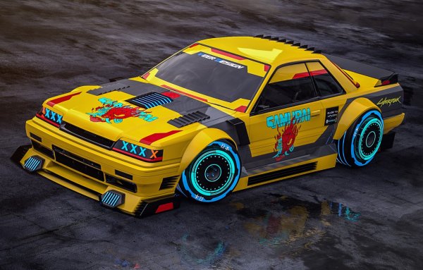 Nissan r31 Skyline киберпанк