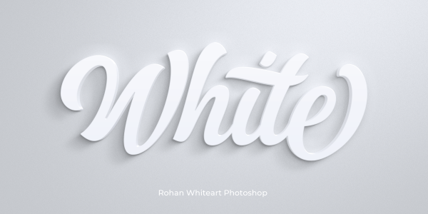 Фото на рабочий стол White надпись