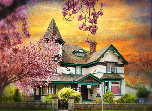 Весенний коттедж