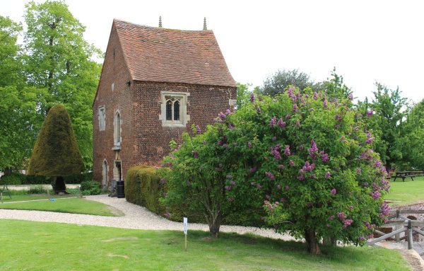 Дом за городом Весна цветут деревья