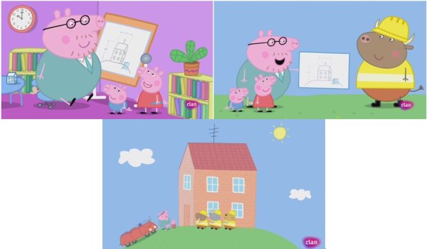 Обои из мультика Свинка Пеппа