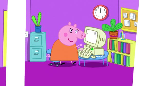 Свинка Пеппа гостиная