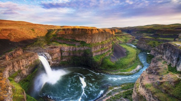 Водопад Palouse, США.