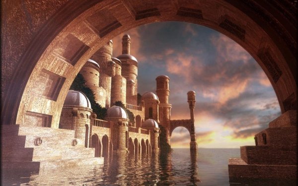 Восточный дворец фэнтези