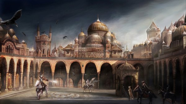 Древний город фэнтези