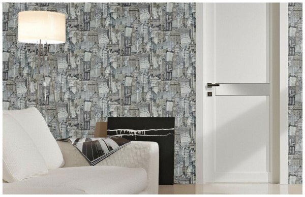 Винил на флизелине в интерьере