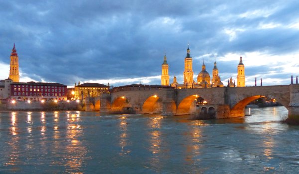 Сарагоса панорама города