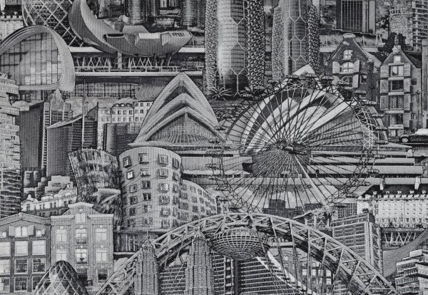 Обои бумажные Московская обойная фабрика Авантаж серые 0.53 м 237312-1