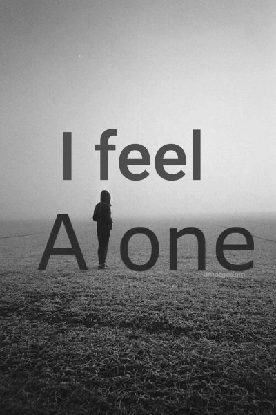 Alone надпись