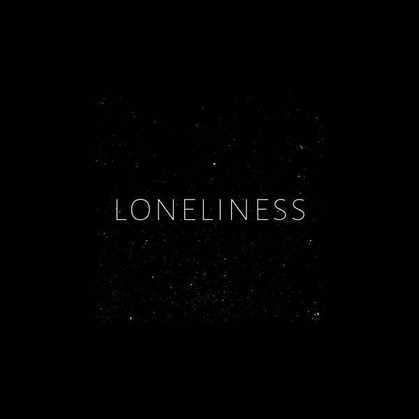 Надпись я одинок