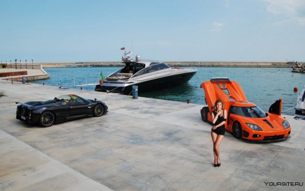 Яхта и машина