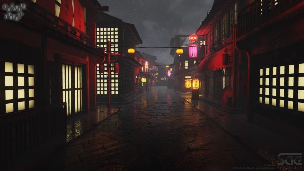 Квартал красных фонарей аниме