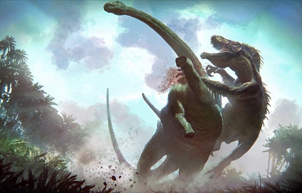 Мир Юрского периода лагерь мелового периода Индоминус рекс