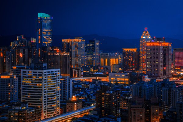 Ночные небоскребы