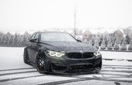 BMW f90 зимой