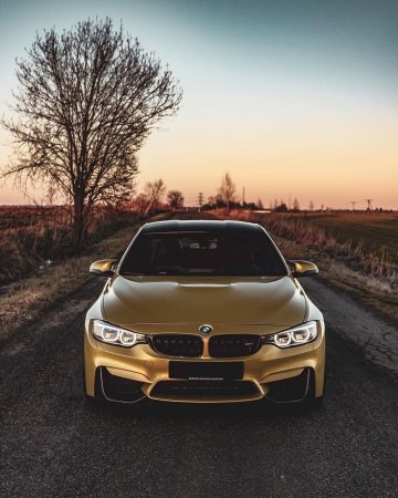 BMW m4 Gold