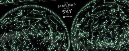 Карта Star Map of the Sky