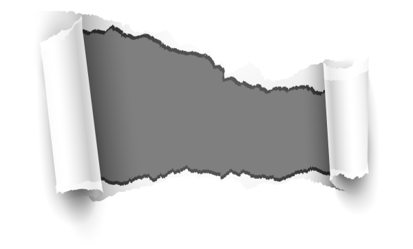 Рваный край бумаги