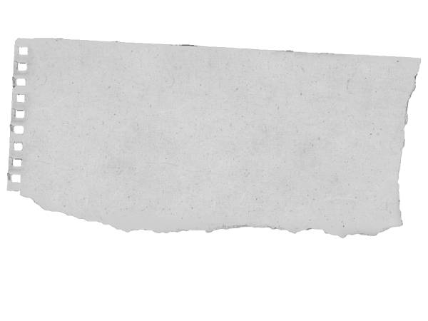 Кусок рваной бумаги