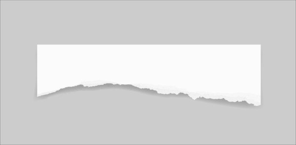 Рваный край бумаги