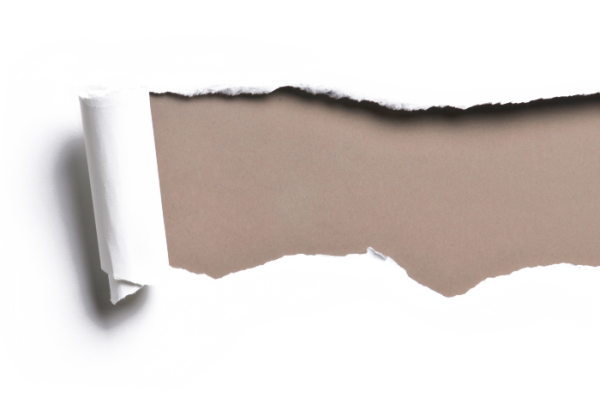 Рваный край бумаги