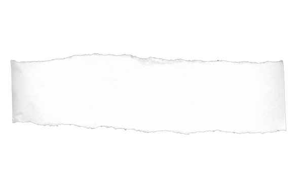 Кусок рваной бумаги