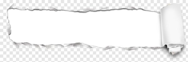 Порванная бумага на прозрачном фоне