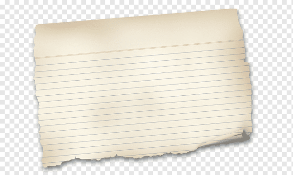 Кусочек бумаги горизонтальный