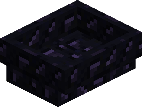 Обсидиановая лодка майнкрафт