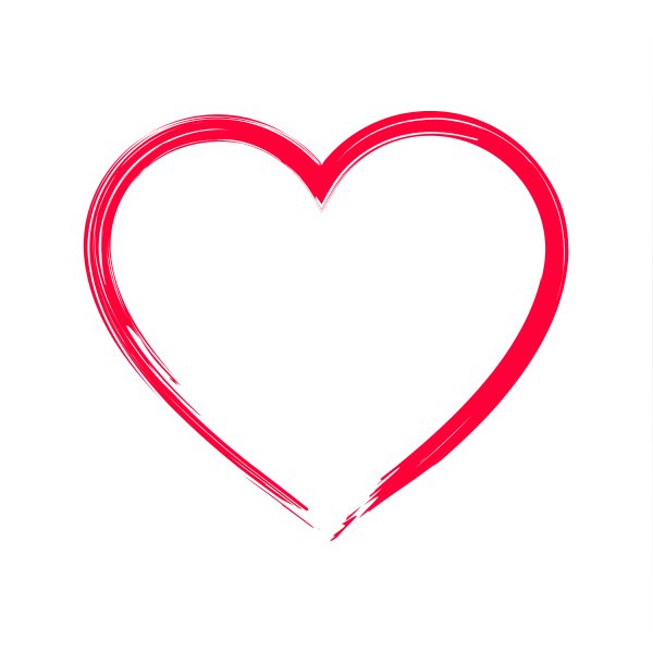 Сердечко обвести