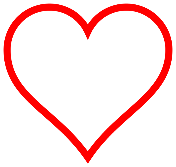 Сердечко по контуру