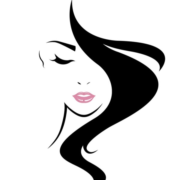 Очертания лица девушки