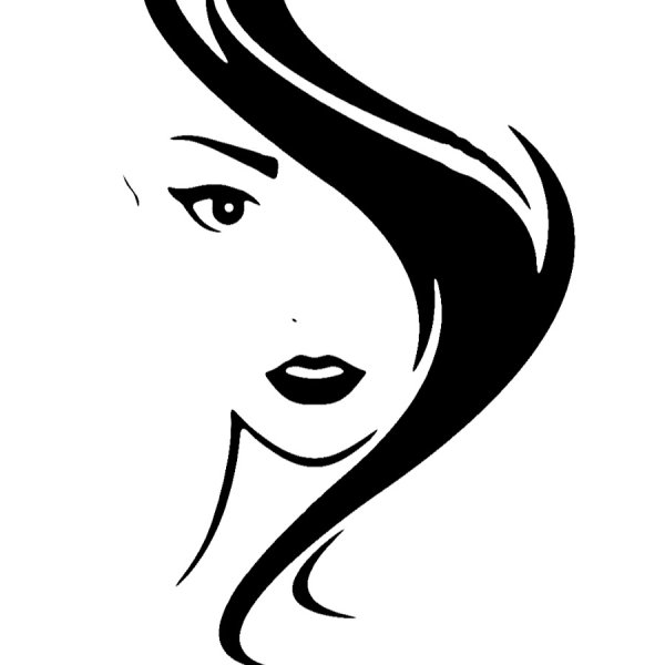 Лицо девушки вектор