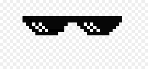 Пиксельные очки Thug Life